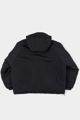 Easy cap hood nylon padded jumper