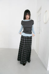 tencel color layered top(4colors)
