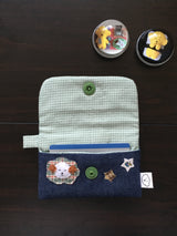 "'My Dream is...' Mungchi (Denim) Card Wallet"