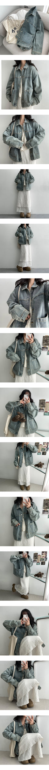 [Both sides!] Vinded frill tie bustier vest (1 color)