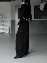 studded balloon wide pants (2color)