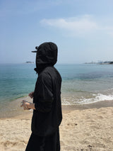 Mate diagonal hood windbreaker 7C