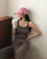 [MADE/7color] Tomatoes, ribbed camisole