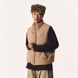 CHECKERED DOWN VEST