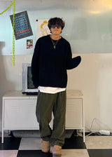 プレッツェルラウンドニット 5COLOR