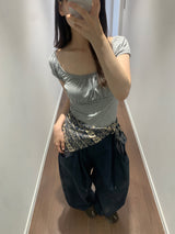Renee Shirring T-shirt (3color)