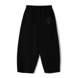 Swirl Patch Fleece Pants (Black)