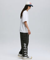 MILITARY GOTHIC LOGO SWEATPANTS_BK