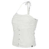 COLLECTION KNIT HALTERNECK SLEEVELESS [IVORY]