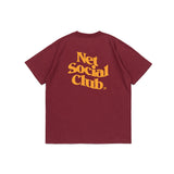 ウェービービビッドロゴTシャツ (BURGUNDY)