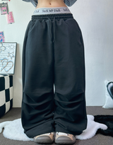 ツーピンタックパラシュートワイドパンツ 🤍🩶🖤4COLOR