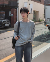 コア ベーシック Uネック ロングスリーブ Tシャツ