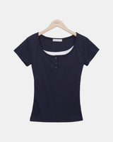 レムトコントラスト半袖Tシャツ