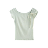 Lovie Feminine Shoulder Tee