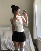 coeur rosy tone lace sleeveless top