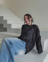 [MADE][U-BASIC] Signature see-through long sleeve