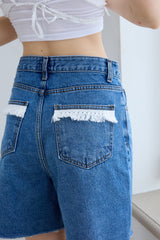 ハーフデニムショートパンツ