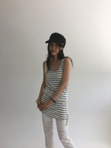 Laura Frill Capri Pants (2color)
