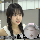 Lovely Ribbon Layered Necklace - Gold
