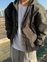 Oxford heavy hooded jacket