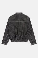 シックウォッシュドレザートラックジャケット