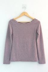 Pale Note Stripe T