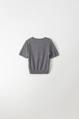 Camel round half knit (Grey)