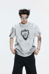 スプレー ダイド パデッド Tシャツ
