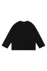 ブラックシガレットロングスリーブTシャツ