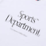 スポーツデプトムービングロゴTシャツ - ホワイト