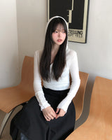 Rhapsody Ribbed Hoodie Knit