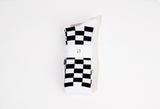 [3PACK] 1507 Unisex Trouser Checker Board Socks - Color Pack