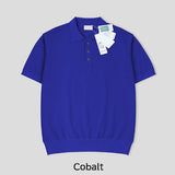 Palette Soft Collar Short Sleeve Knit