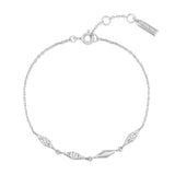 Silver Multi-Sparkle 925 Silver Bracelet B061-04H