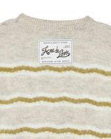 25FW WAVE STRIPE MOHAIR KNIT IVORY