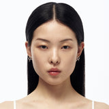 Ribbon Pave Earrings