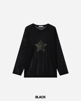 KAIN パッチパンチロングスリーブTシャツ