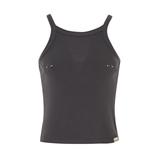 PIECERED SLEEVELESS TEE