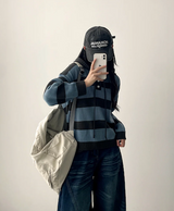 Beaded Dangara Snap Knit Hooded