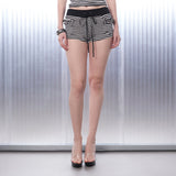 Freak Stripe Shorts [White]