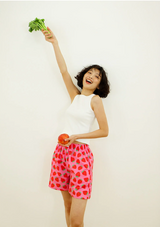 Loose and comfortable cotton homewear short pants (6patterns)