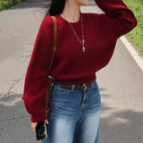 [BELLIDE MADE] Heartbeat, Basic Round Knitwear