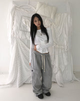 Pure rivet cargo pants