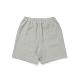 エッセンシャルメッシュスウェットショーツ【メランジグレー】