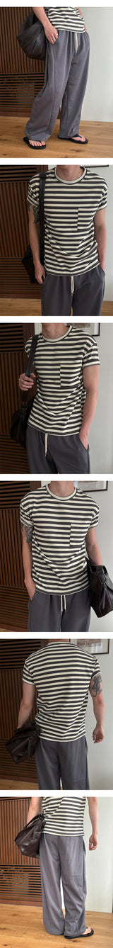 [Unisex] Side tuck wide sweat pants(5color)