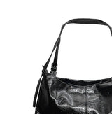 Double Strap Leather Shoulder Bag
