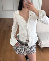 ベルスナップシャツ(2 color)