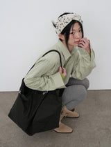 [prts made] Relaxed-Fit Washed Shirts (pale olive)