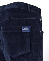 ベルベットデニムフレアフィットパンツ(NAVY)