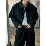 [S/S] クロップデニムトラッカージャケット(4color)